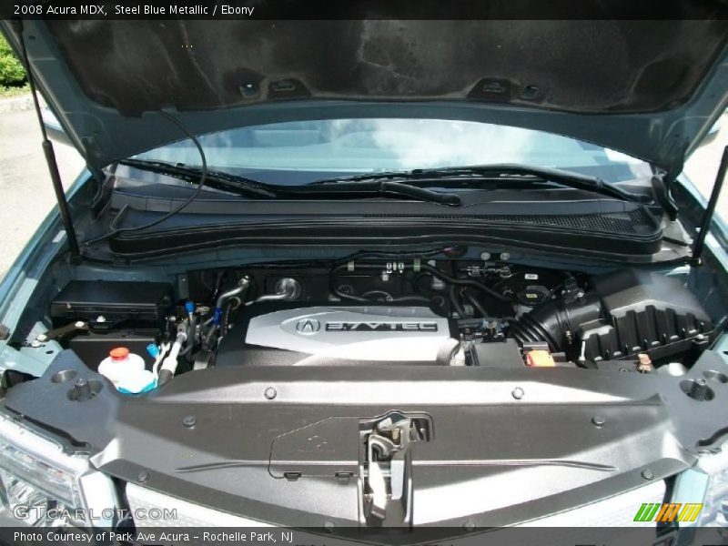Steel Blue Metallic / Ebony 2008 Acura MDX