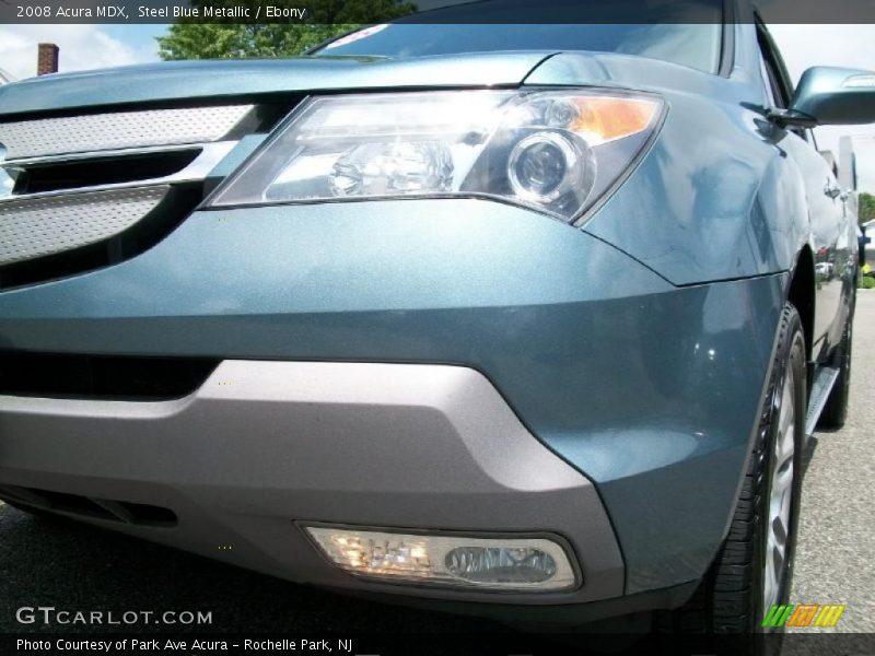 Steel Blue Metallic / Ebony 2008 Acura MDX