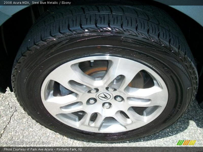 Steel Blue Metallic / Ebony 2008 Acura MDX