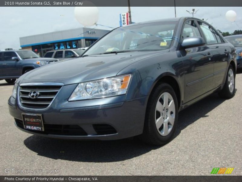 Slate Blue / Gray 2010 Hyundai Sonata GLS