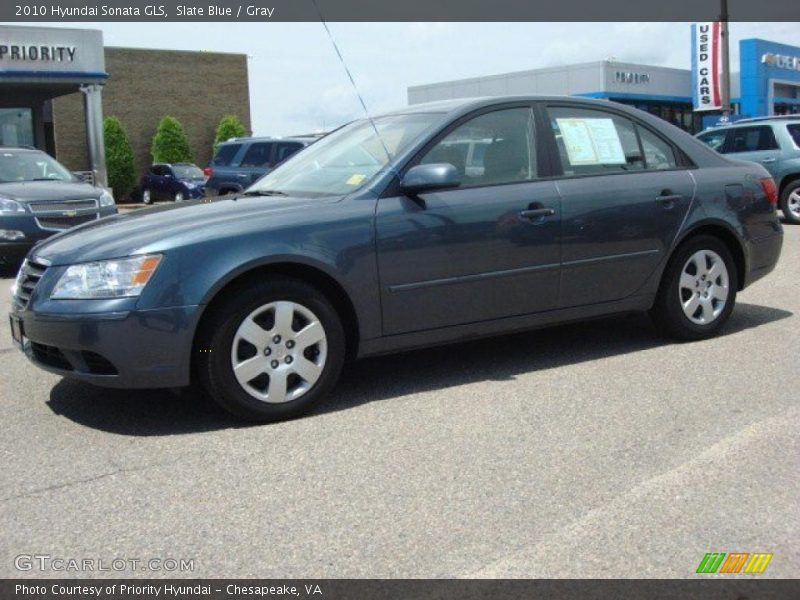 Slate Blue / Gray 2010 Hyundai Sonata GLS