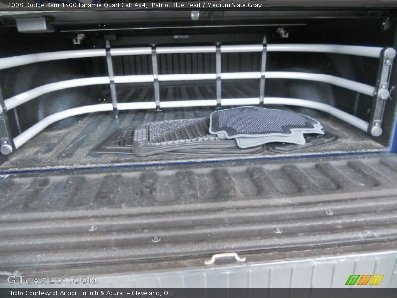 Patriot Blue Pearl / Medium Slate Gray 2008 Dodge Ram 1500 Laramie Quad Cab 4x4