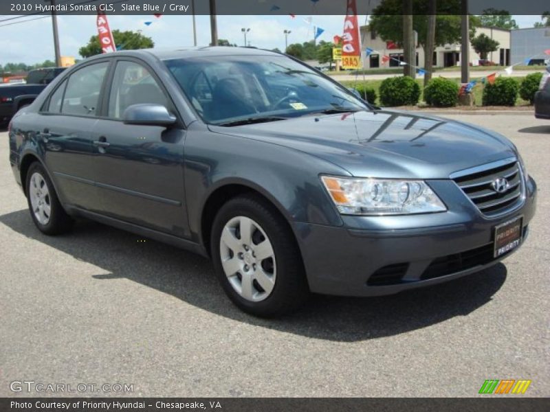 Slate Blue / Gray 2010 Hyundai Sonata GLS