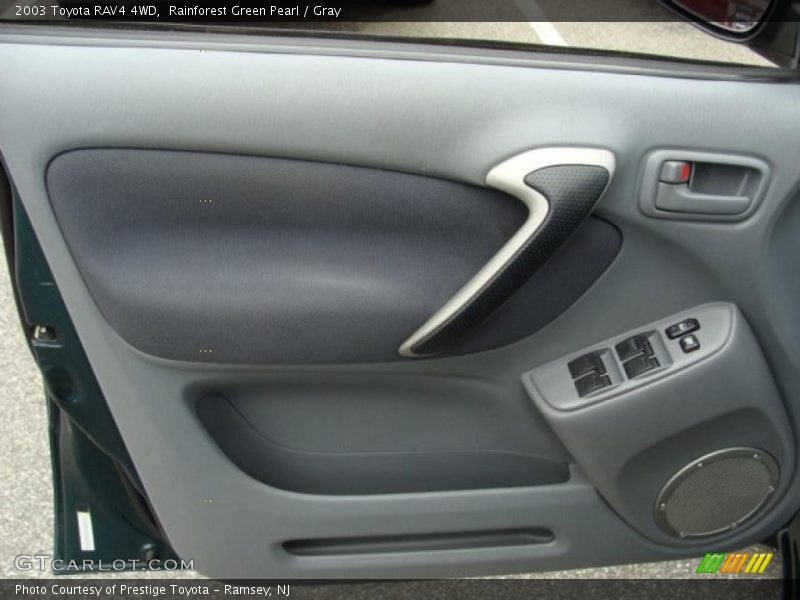 Rainforest Green Pearl / Gray 2003 Toyota RAV4 4WD