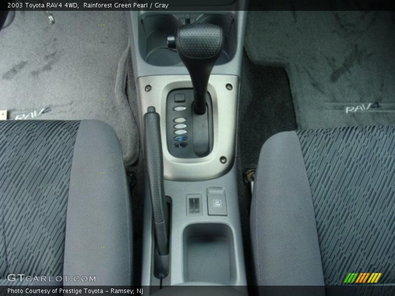 Rainforest Green Pearl / Gray 2003 Toyota RAV4 4WD