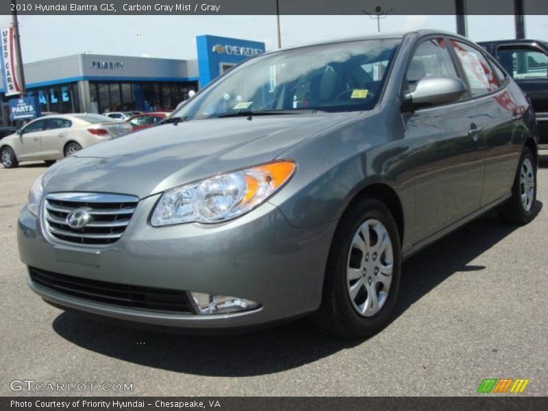 Carbon Gray Mist / Gray 2010 Hyundai Elantra GLS