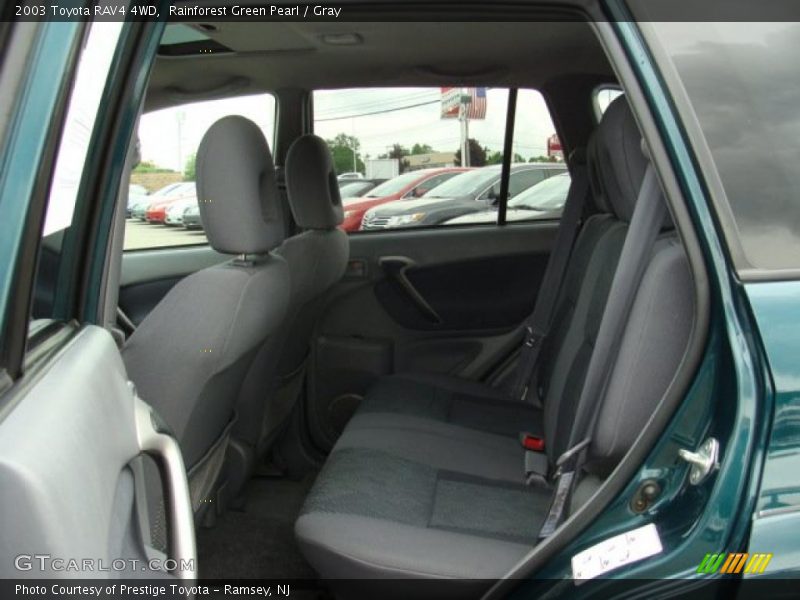 Rainforest Green Pearl / Gray 2003 Toyota RAV4 4WD