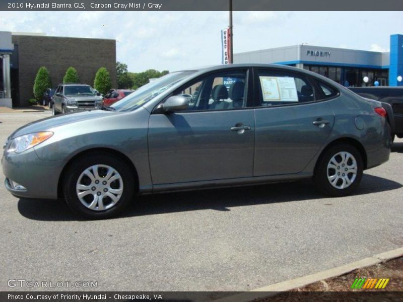 Carbon Gray Mist / Gray 2010 Hyundai Elantra GLS
