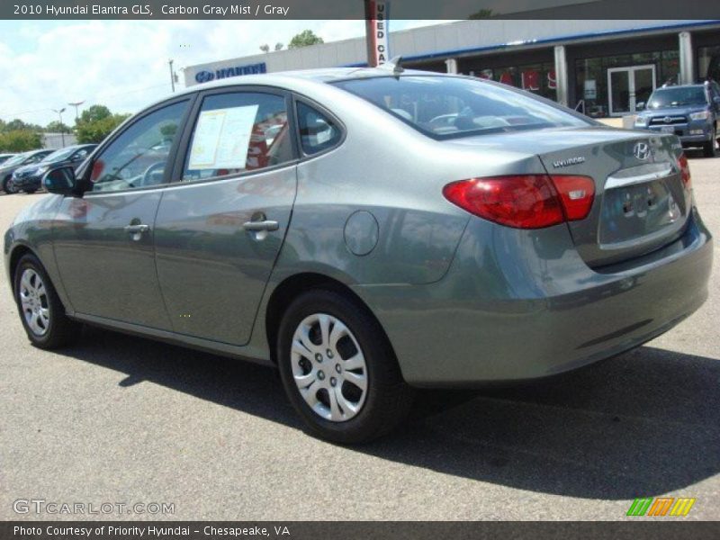 Carbon Gray Mist / Gray 2010 Hyundai Elantra GLS