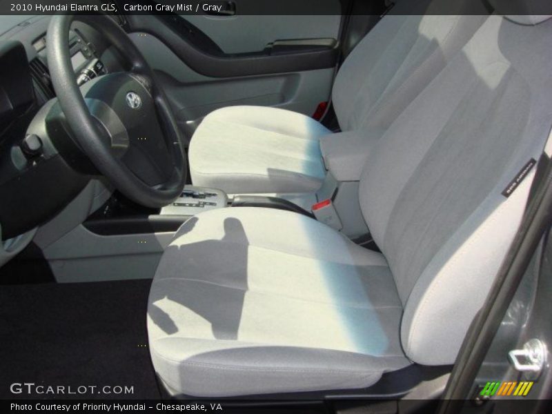 Carbon Gray Mist / Gray 2010 Hyundai Elantra GLS
