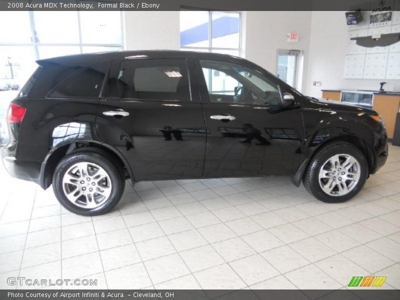 Formal Black / Ebony 2008 Acura MDX Technology