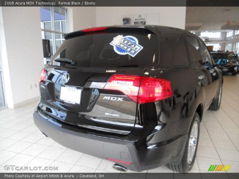 Formal Black / Ebony 2008 Acura MDX Technology