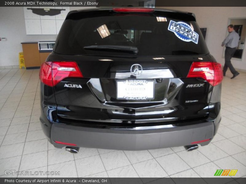 Formal Black / Ebony 2008 Acura MDX Technology