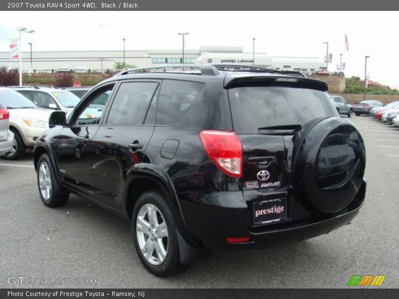 Black / Black 2007 Toyota RAV4 Sport 4WD
