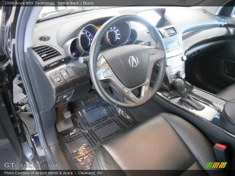 Formal Black / Ebony 2008 Acura MDX Technology