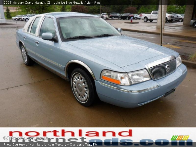 Light Ice Blue Metallic / Light Flint 2005 Mercury Grand Marquis GS