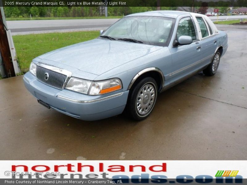 Light Ice Blue Metallic / Light Flint 2005 Mercury Grand Marquis GS