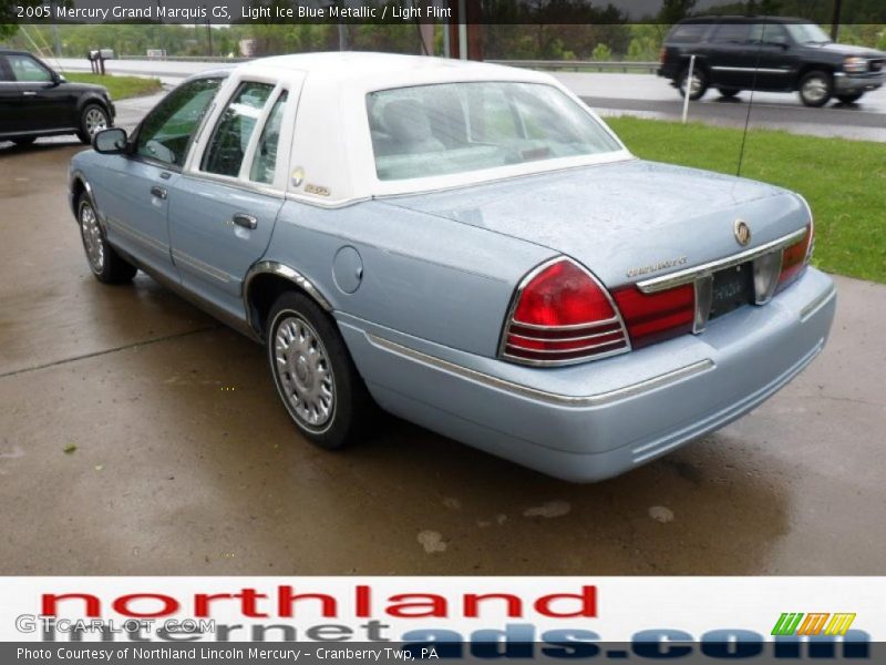 Light Ice Blue Metallic / Light Flint 2005 Mercury Grand Marquis GS