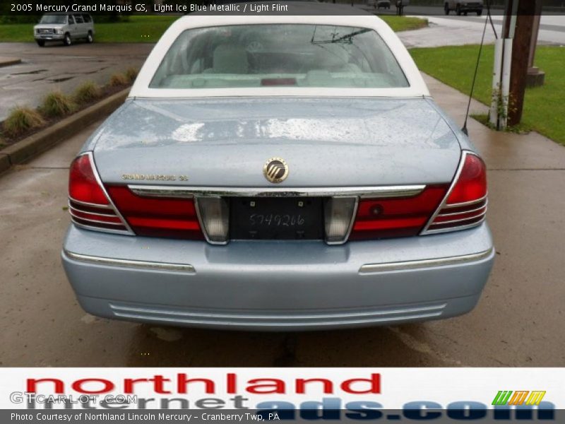 Light Ice Blue Metallic / Light Flint 2005 Mercury Grand Marquis GS