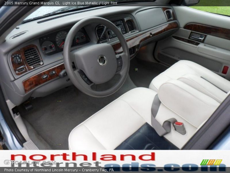 Light Ice Blue Metallic / Light Flint 2005 Mercury Grand Marquis GS
