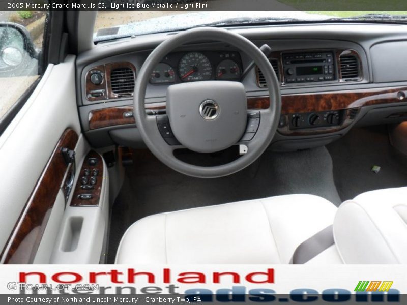 Light Ice Blue Metallic / Light Flint 2005 Mercury Grand Marquis GS