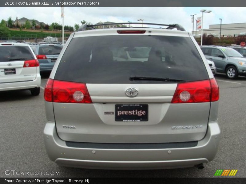 Silver Shadow Pearl / Stone 2010 Toyota Sienna XLE