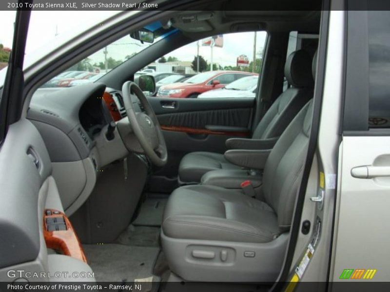 Silver Shadow Pearl / Stone 2010 Toyota Sienna XLE