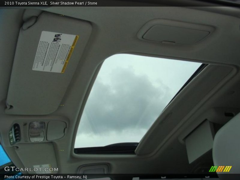 Silver Shadow Pearl / Stone 2010 Toyota Sienna XLE