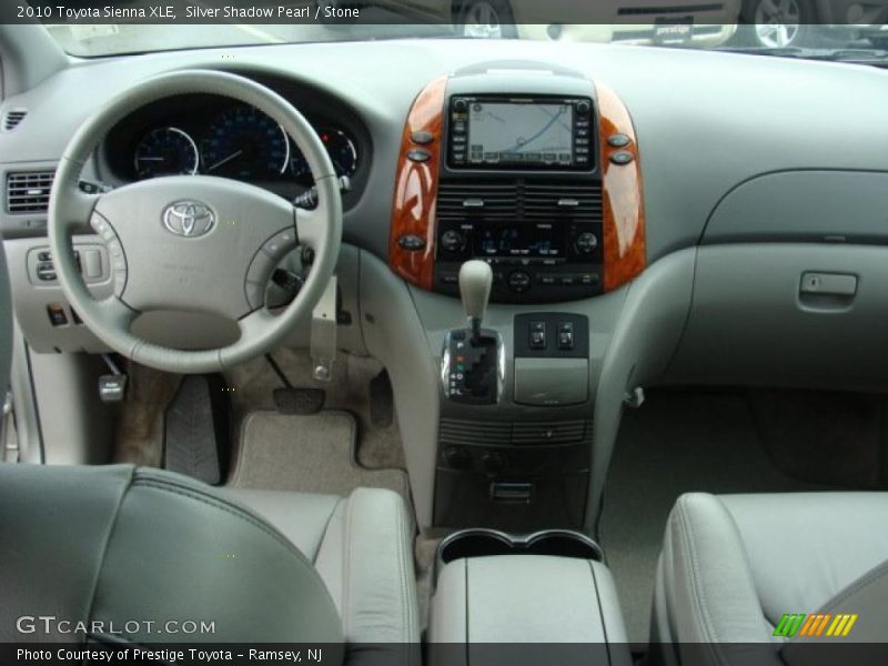 Silver Shadow Pearl / Stone 2010 Toyota Sienna XLE