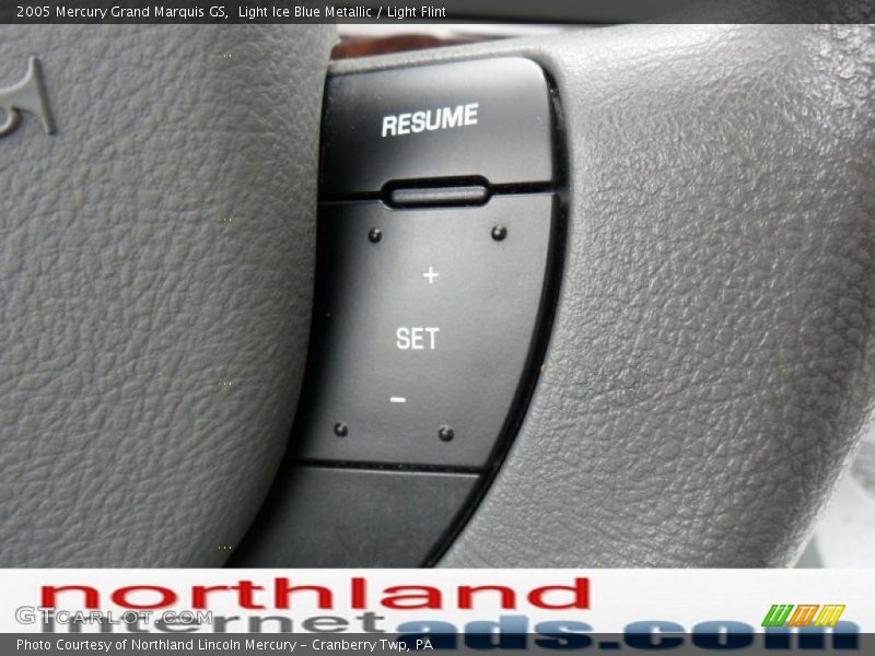 Light Ice Blue Metallic / Light Flint 2005 Mercury Grand Marquis GS