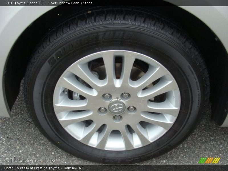 Silver Shadow Pearl / Stone 2010 Toyota Sienna XLE