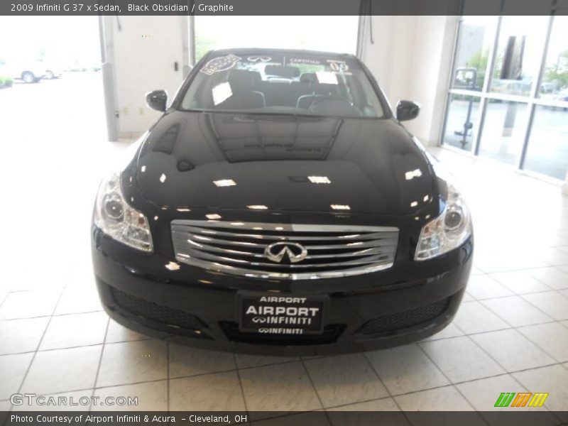 Black Obsidian / Graphite 2009 Infiniti G 37 x Sedan