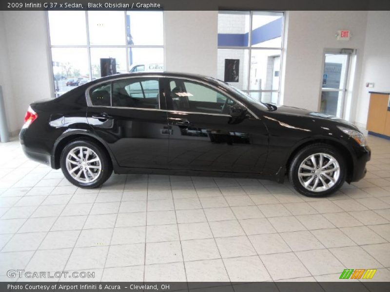 Black Obsidian / Graphite 2009 Infiniti G 37 x Sedan