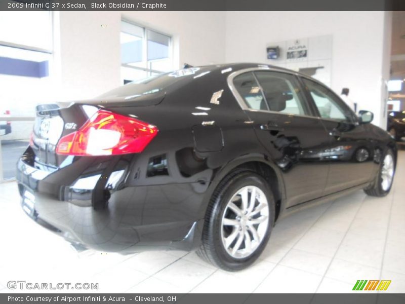Black Obsidian / Graphite 2009 Infiniti G 37 x Sedan