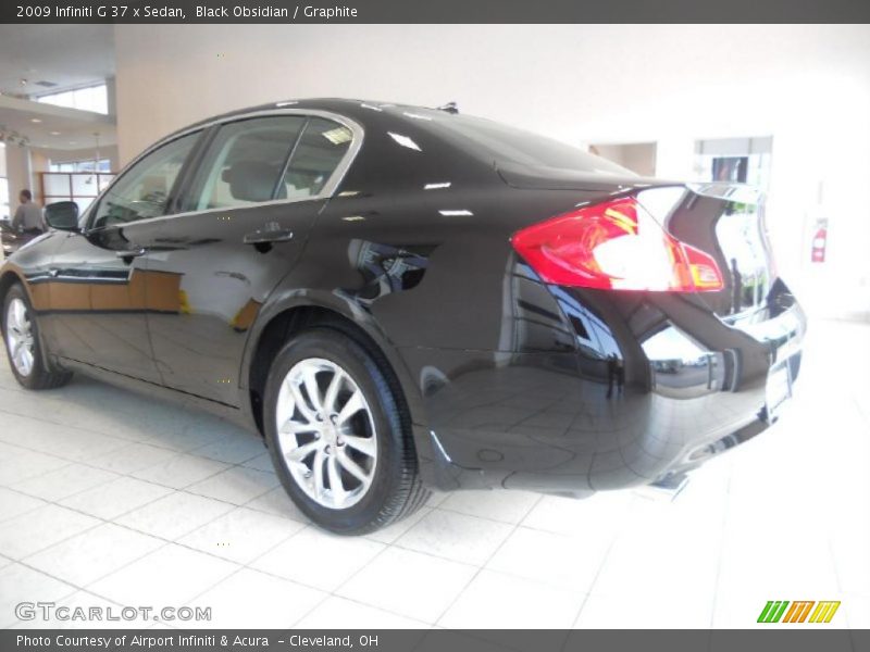 Black Obsidian / Graphite 2009 Infiniti G 37 x Sedan