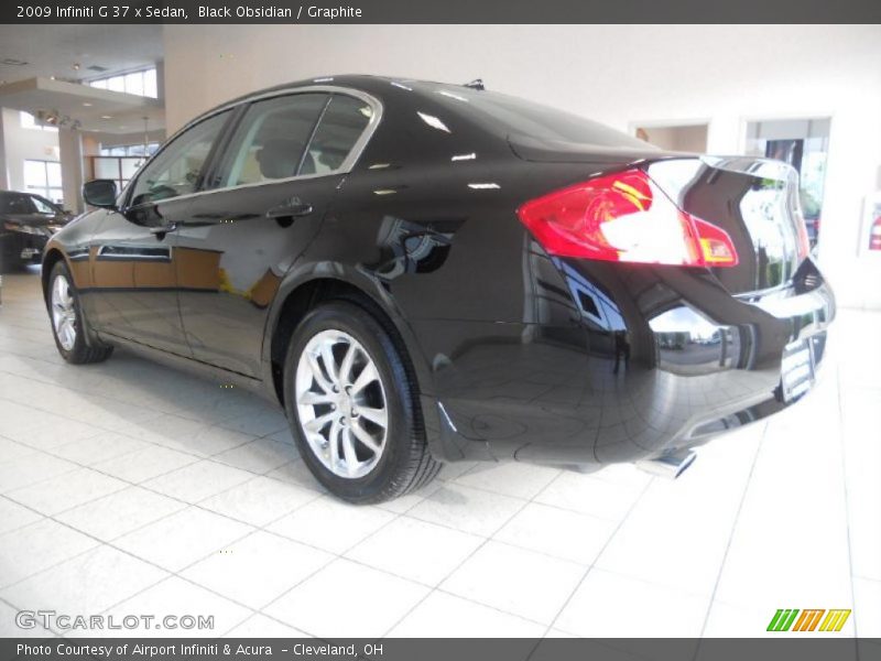 Black Obsidian / Graphite 2009 Infiniti G 37 x Sedan