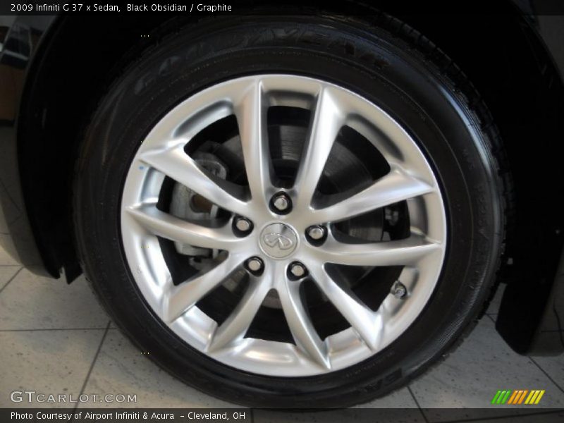 Black Obsidian / Graphite 2009 Infiniti G 37 x Sedan