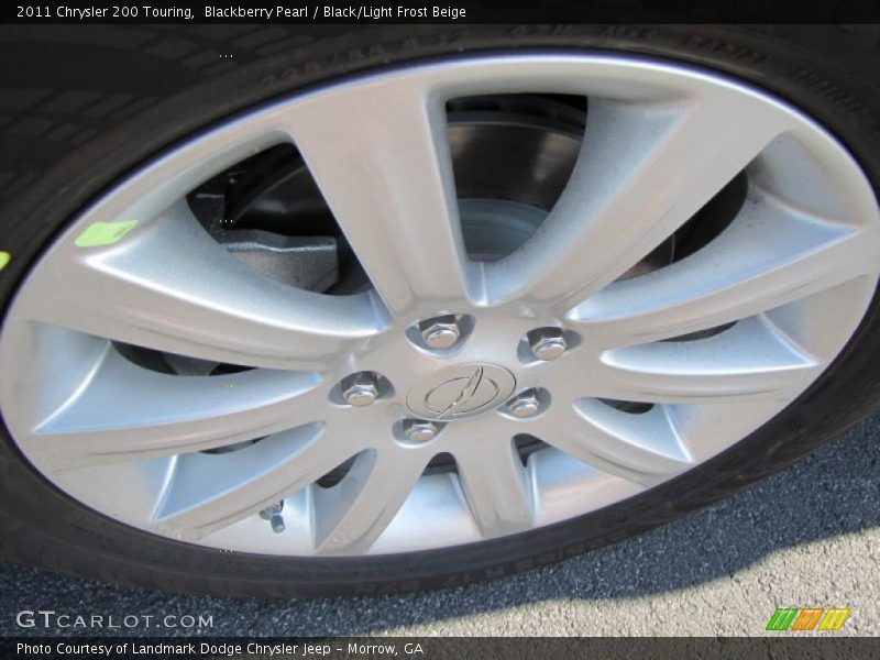 Blackberry Pearl / Black/Light Frost Beige 2011 Chrysler 200 Touring