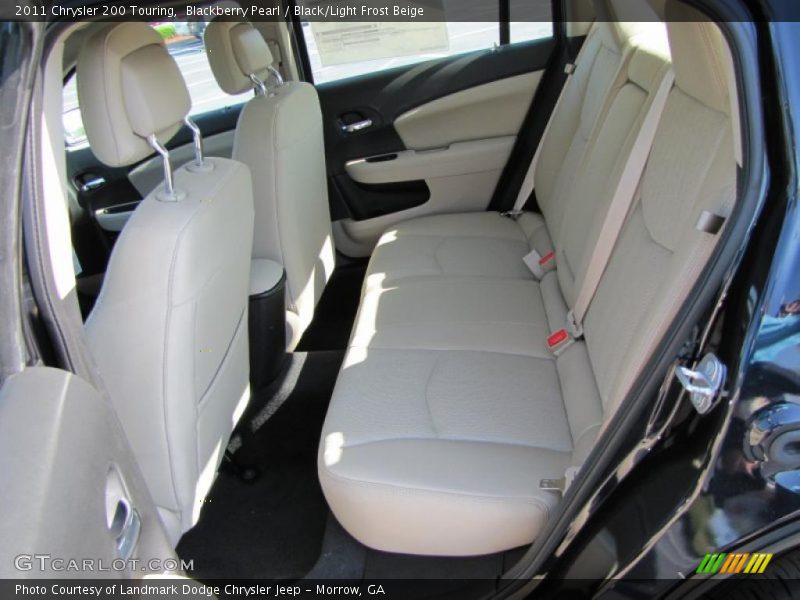 Blackberry Pearl / Black/Light Frost Beige 2011 Chrysler 200 Touring