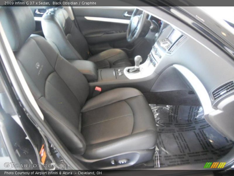 Black Obsidian / Graphite 2009 Infiniti G 37 x Sedan