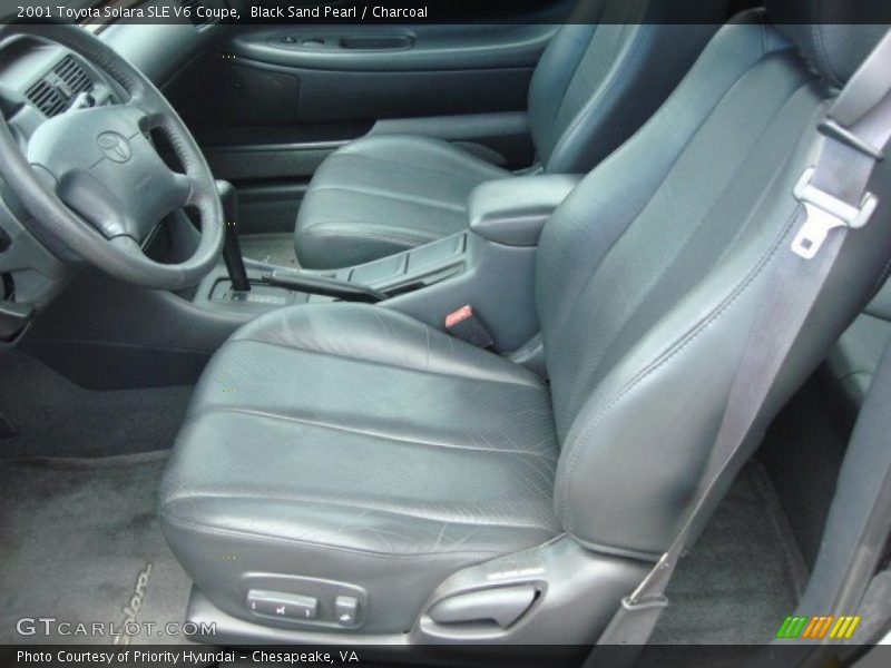  2001 Solara SLE V6 Coupe Charcoal Interior