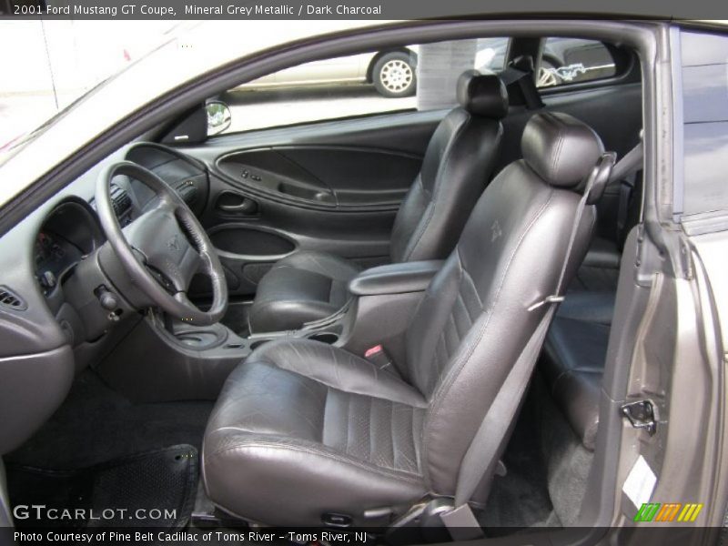 Mineral Grey Metallic / Dark Charcoal 2001 Ford Mustang GT Coupe