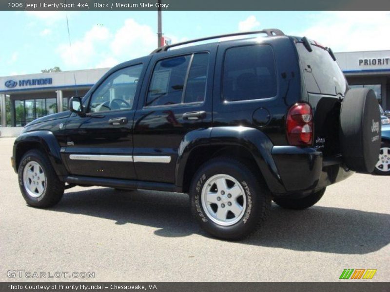 Black / Medium Slate Gray 2006 Jeep Liberty Sport 4x4