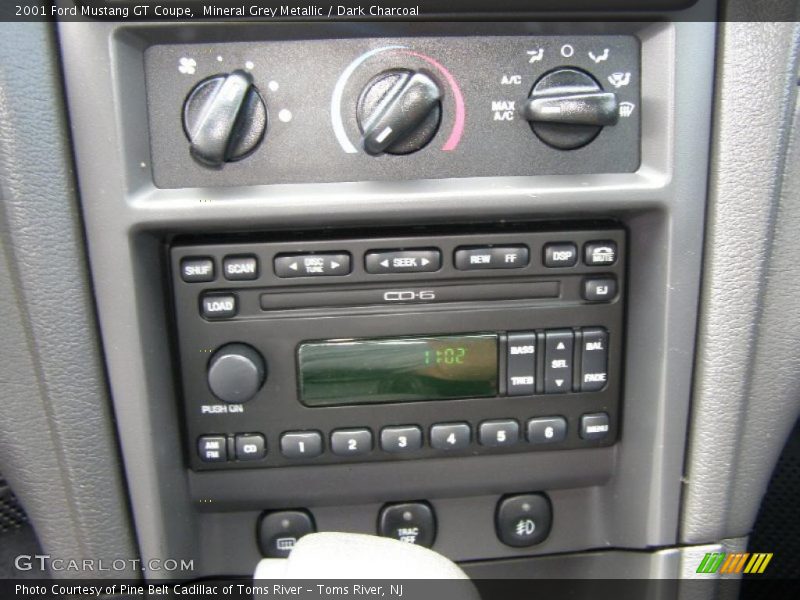 Mineral Grey Metallic / Dark Charcoal 2001 Ford Mustang GT Coupe