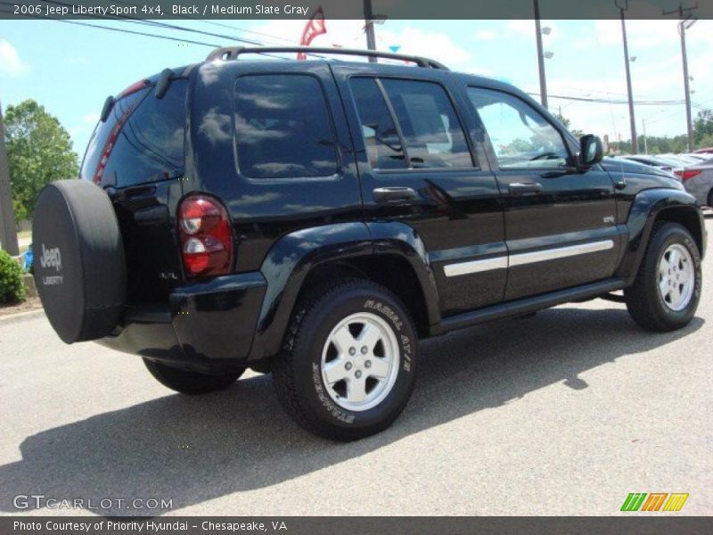 Black / Medium Slate Gray 2006 Jeep Liberty Sport 4x4