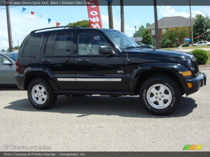 Black / Medium Slate Gray 2006 Jeep Liberty Sport 4x4