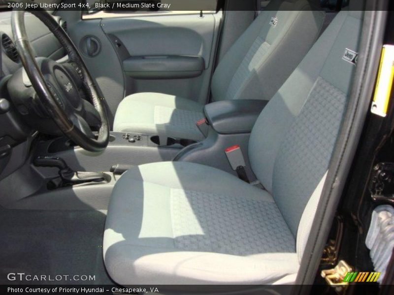 Black / Medium Slate Gray 2006 Jeep Liberty Sport 4x4