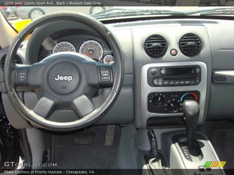 Black / Medium Slate Gray 2006 Jeep Liberty Sport 4x4