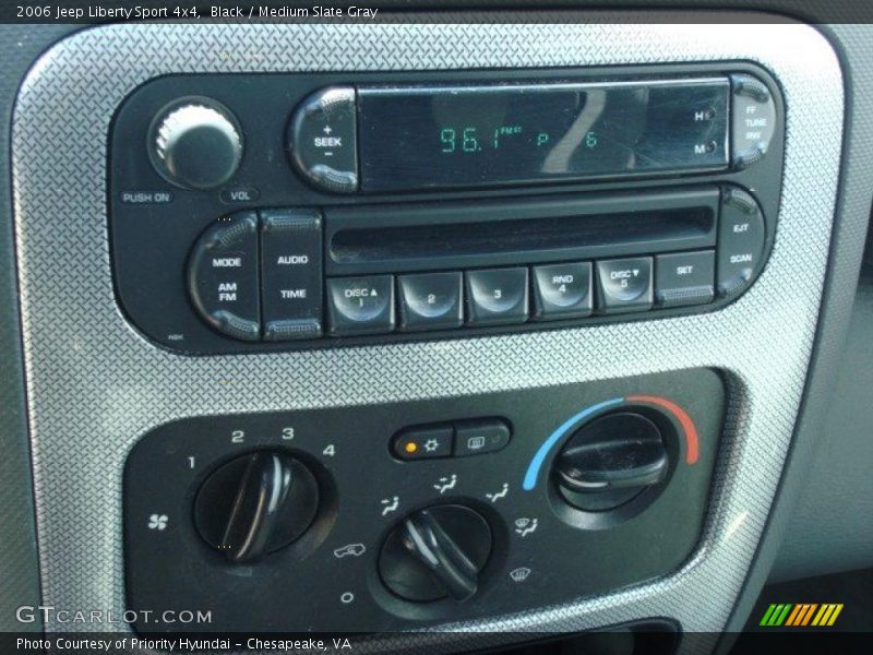 Black / Medium Slate Gray 2006 Jeep Liberty Sport 4x4