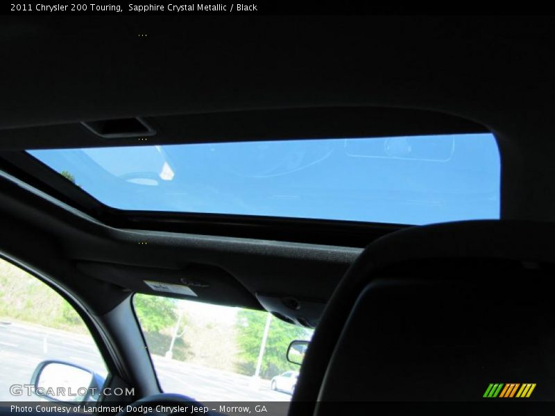 Sapphire Crystal Metallic / Black 2011 Chrysler 200 Touring